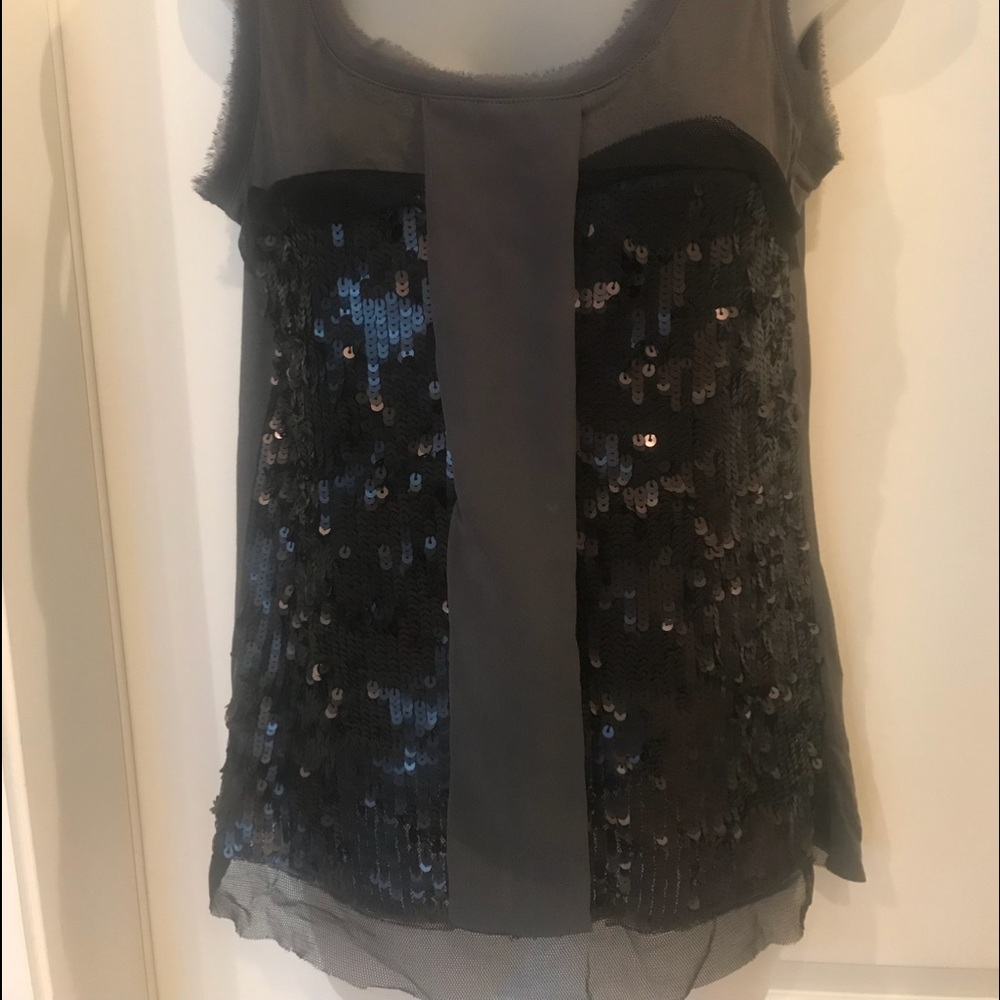Ann Taylor Loft tank top w/ sequins